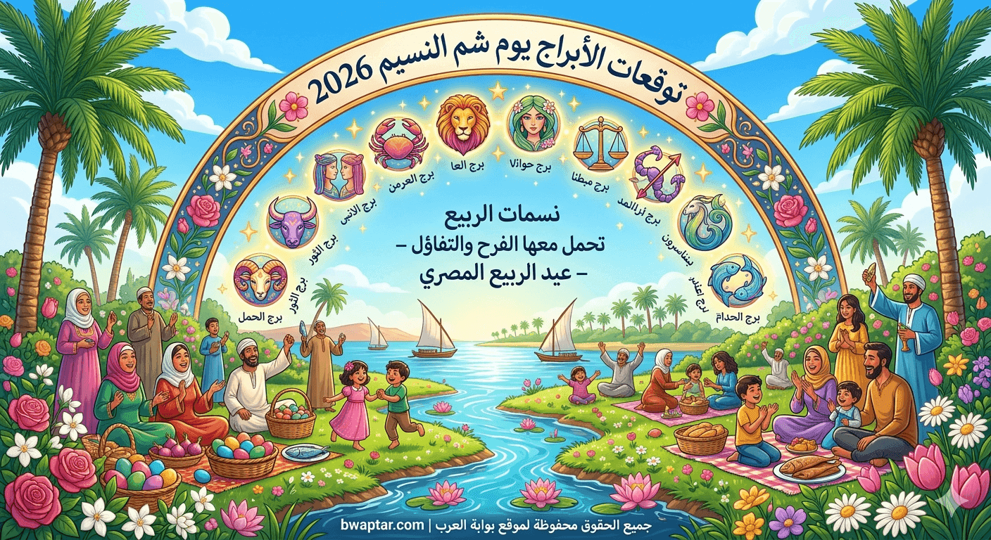 الأبراج يوم شم النسيم