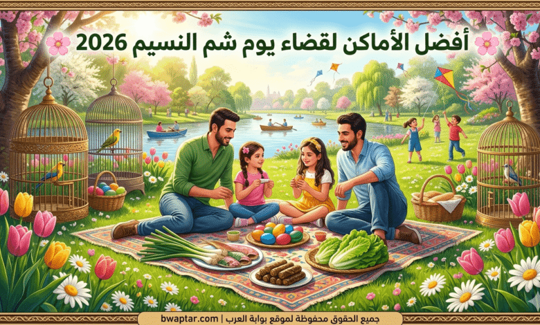 أماكن لقضاء يوم شم النسيم