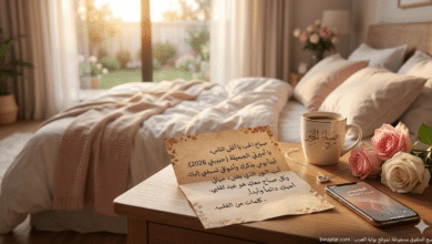 رسالة حب صباحية