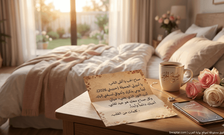 رسالة حب صباحية