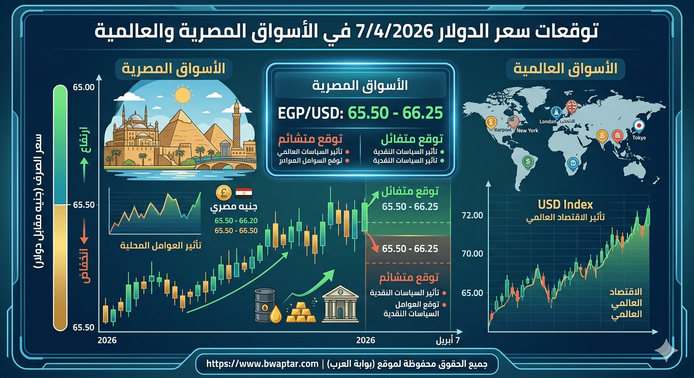 سعر الدولار 7/4/2026