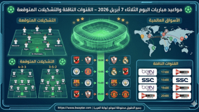 مباريات اليوم الثلاثاء