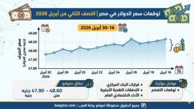 سعر الدولار في مصر النصف الثاني