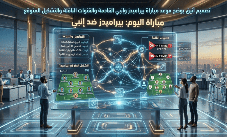 مباراة بيراميدز وإنبي اليوم
