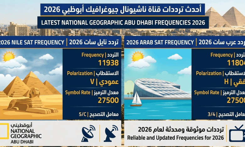 ترددات قناة ناشيونال جيوغرافيك 2026