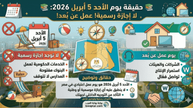 حقيقة يوم الأحد 5 أبريل 2026