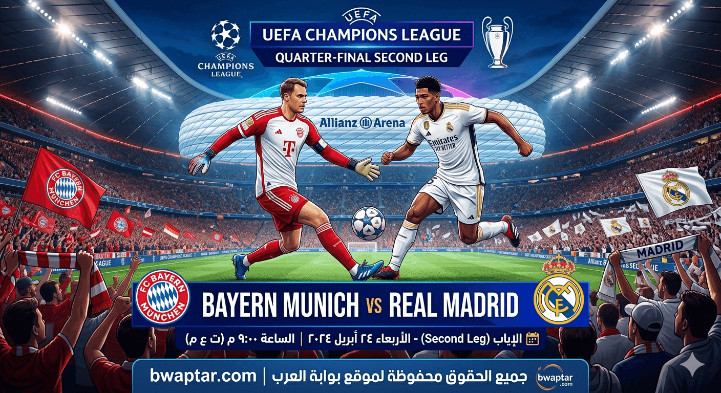 مباراة بايرن ميونخ ضد ريال مدريد