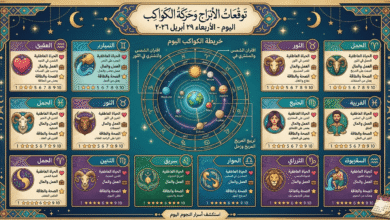توقعات الأبراج اليوم الأربعاء 29 ابريل 2026 وحركة الكواكب