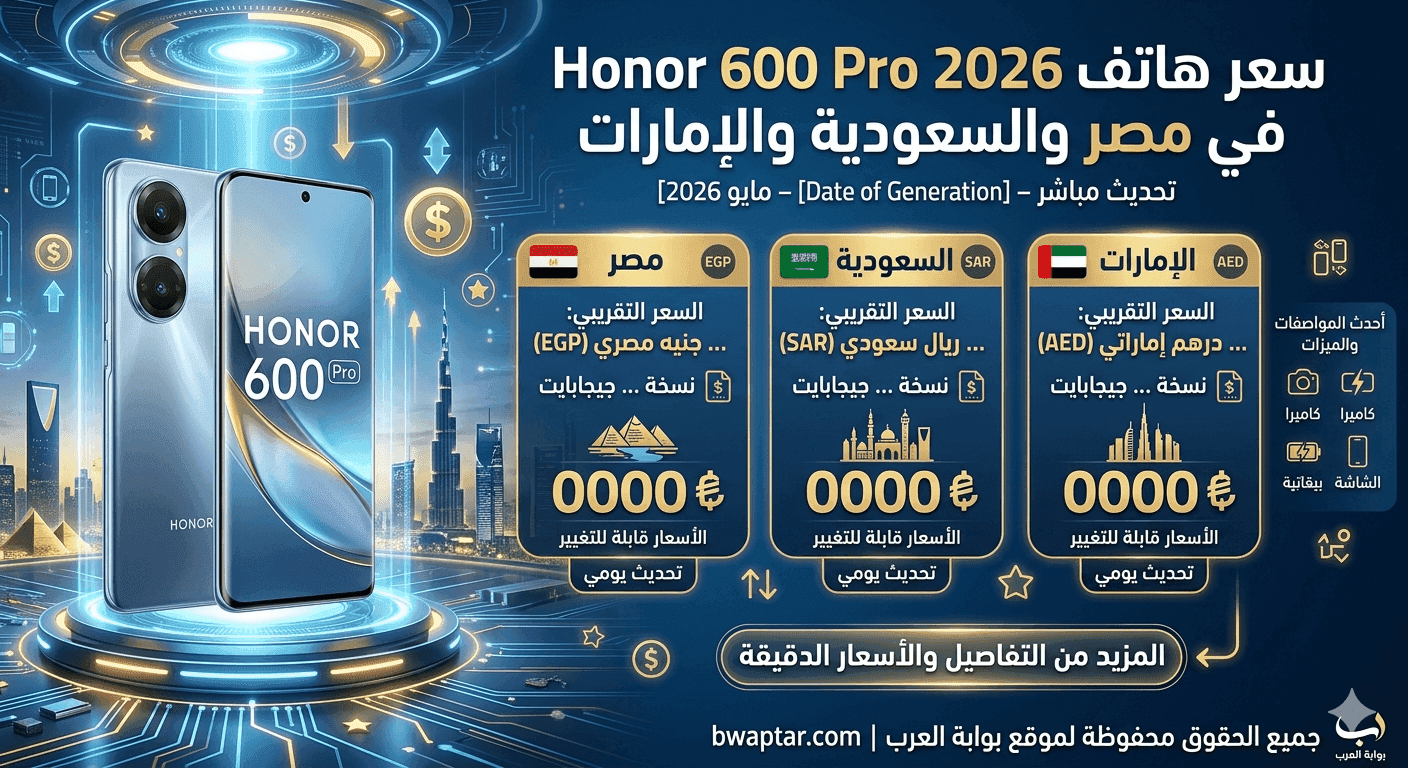 هاتف Honor 600 Pro