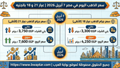 أسعار الذهب في مصر