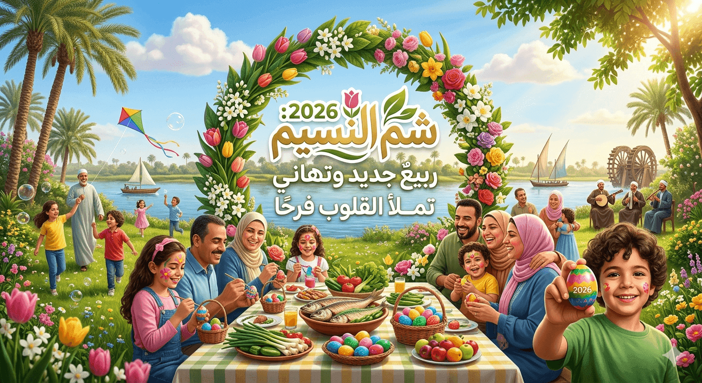 شم النسيم 2026