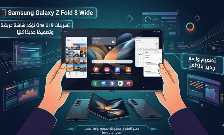 هاتف Samsung Galaxy Z Fold 8 Wide