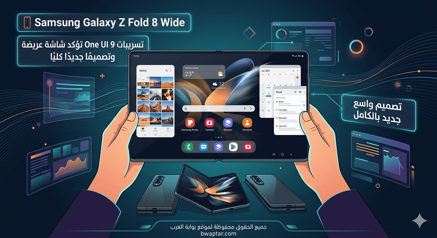 هاتف Samsung Galaxy Z Fold 8 Wide