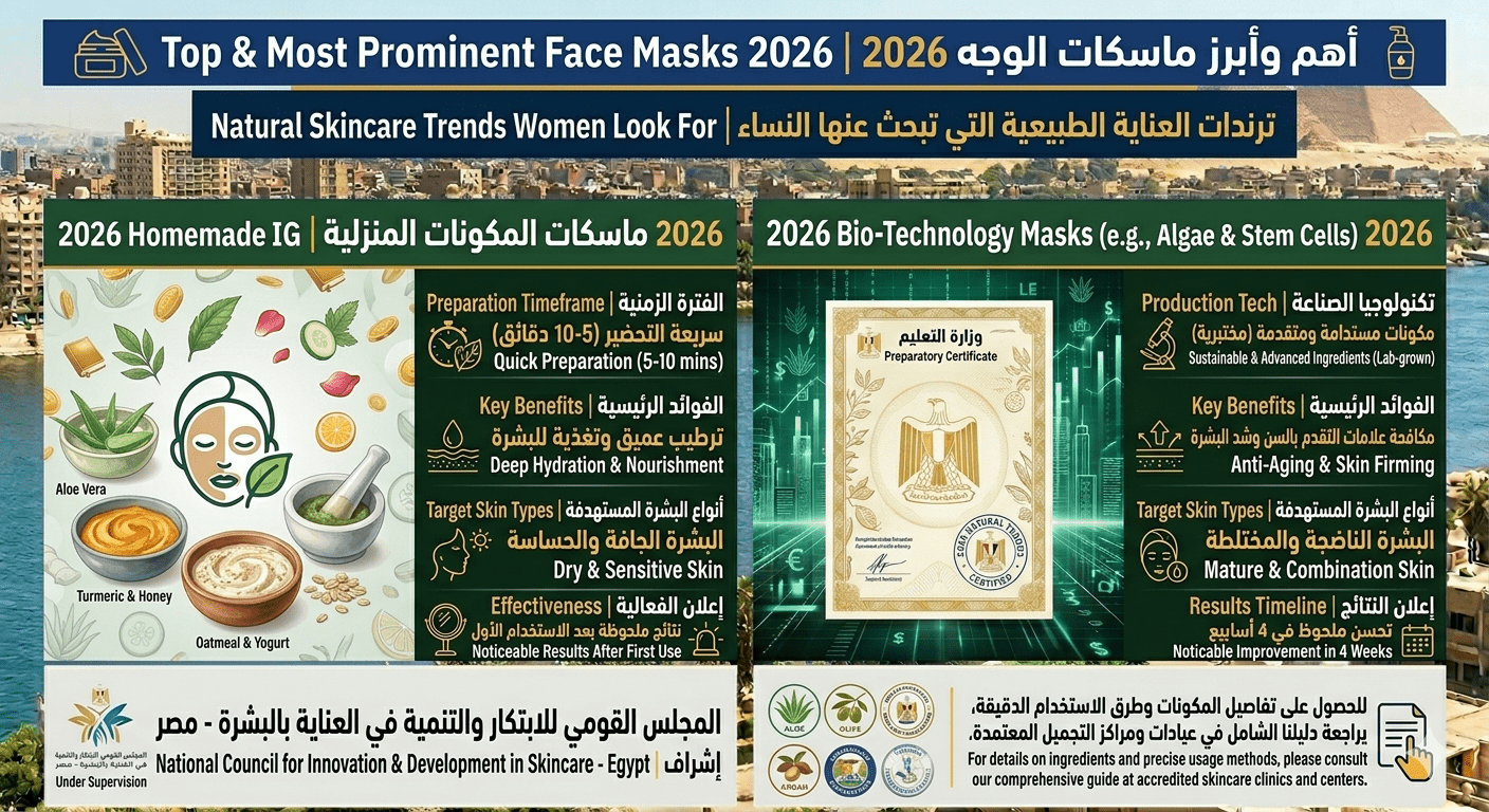 ماسكات الوجه 2026