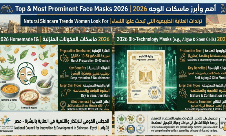ماسكات الوجه 2026