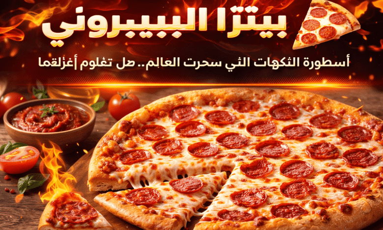 طريقة عمل بيتزا بيبروني