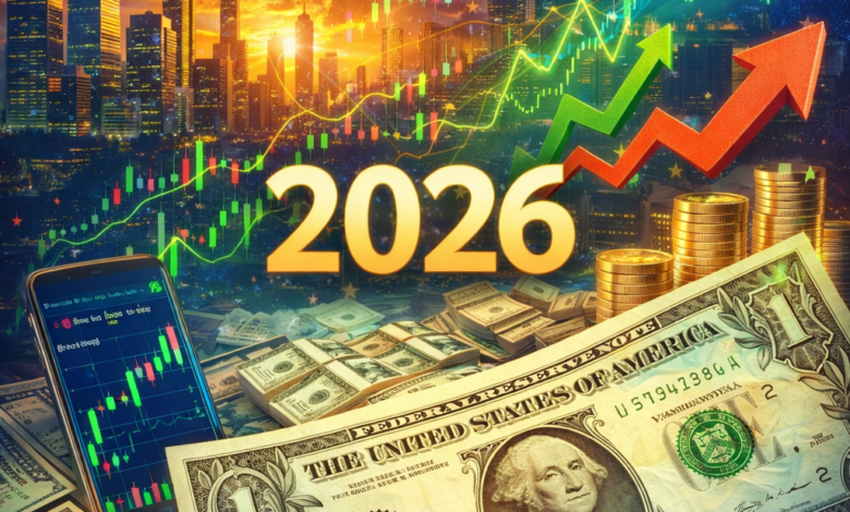 سعر الدولار وتوقعات سوق المال 2026