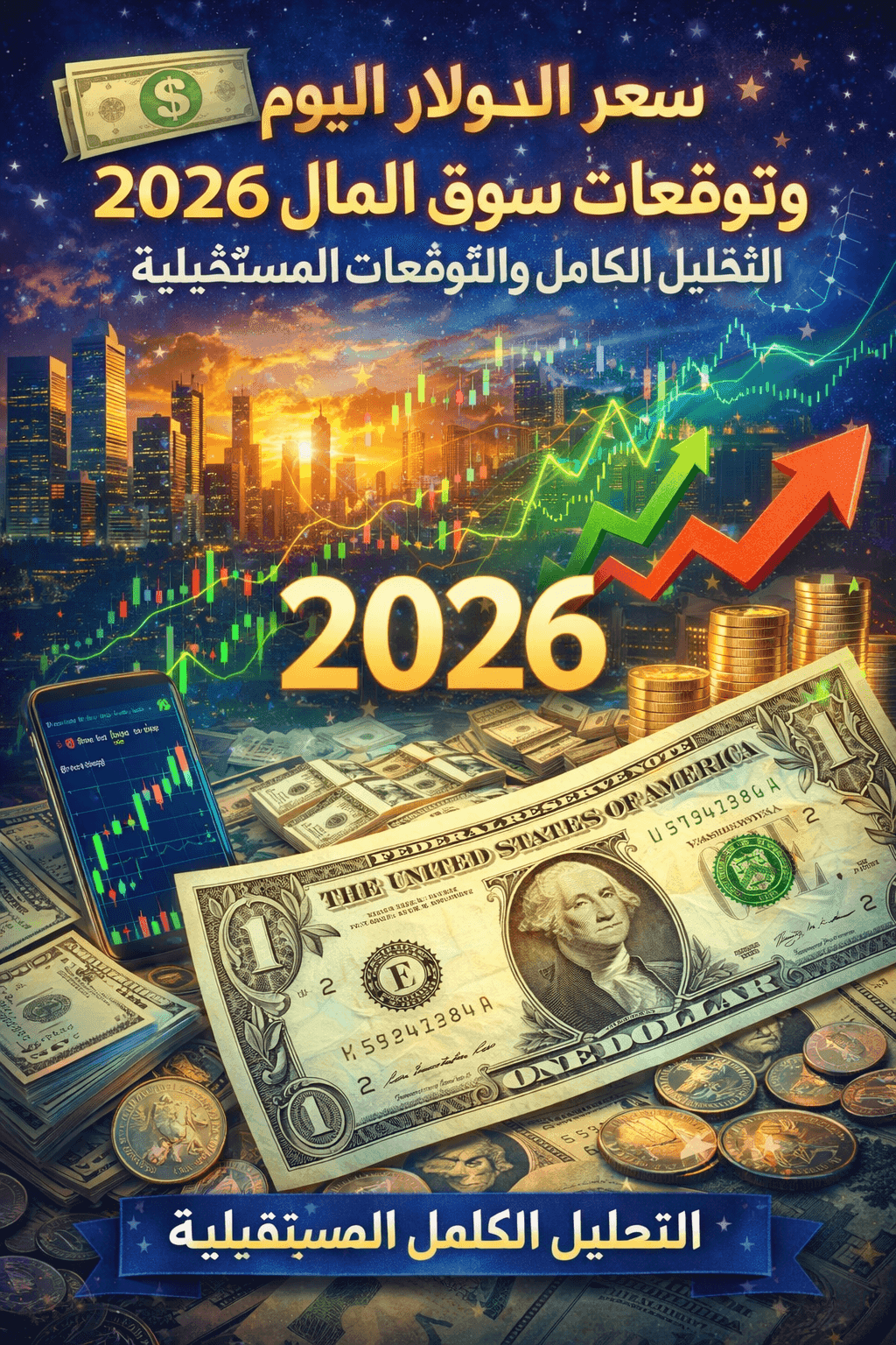 سعر الدولار وتوقعات سوق المال 2026