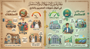 مقارنة بين الاستهلاك والاستثمار في أموال تحويلات المصريين بالخارج