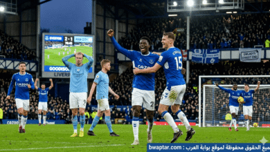 مباراة إيفرتون ومانشستر سيتي