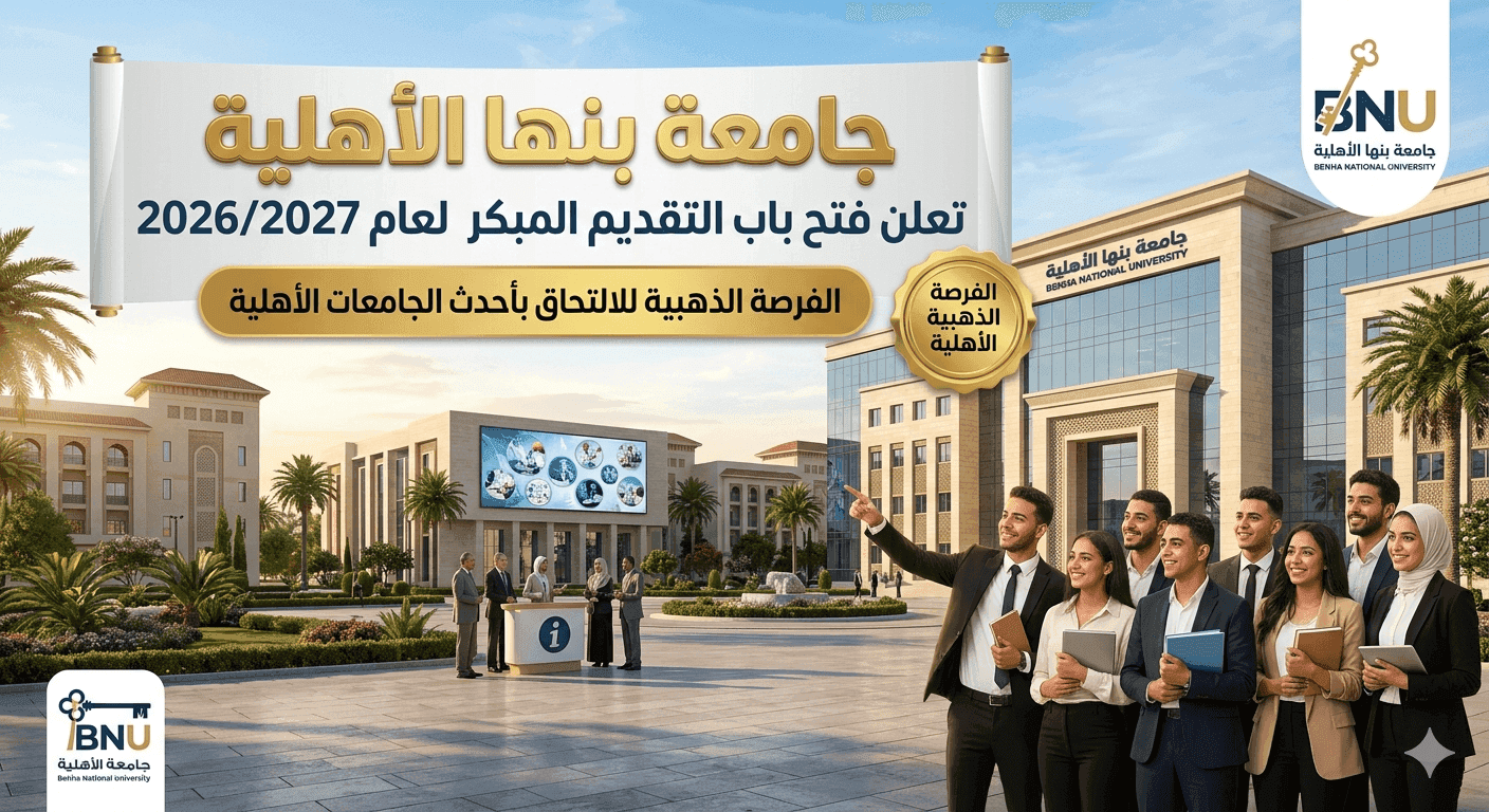 فتح باب التقديم المبكر لعام 2026/2027