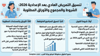 التمريض العادي بعد الإعدادية 2026