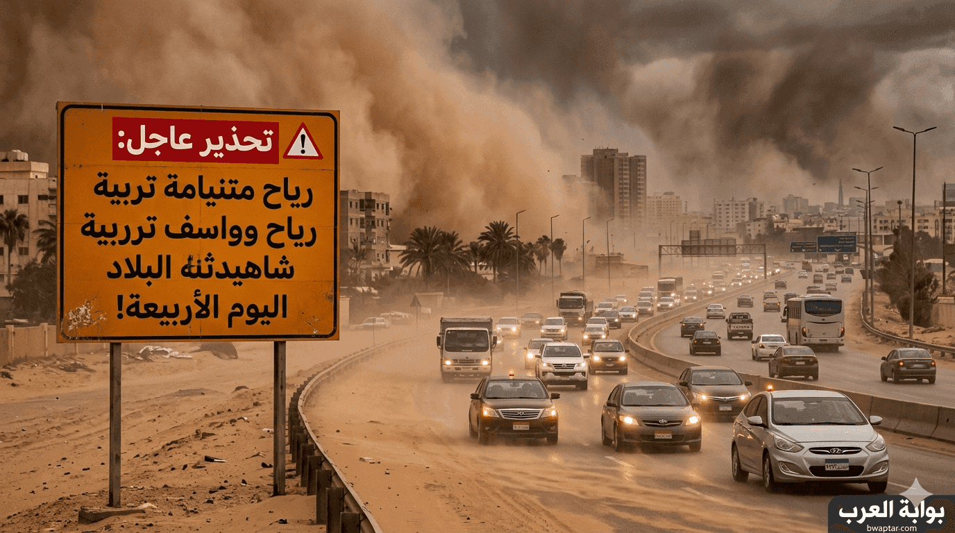 رياح نشطة وعواصف ترابية