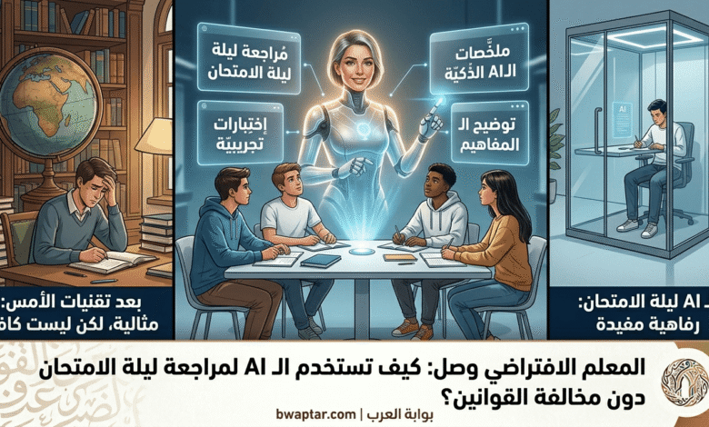 المعلم الافتراضي بالذكاء الاصطناعي