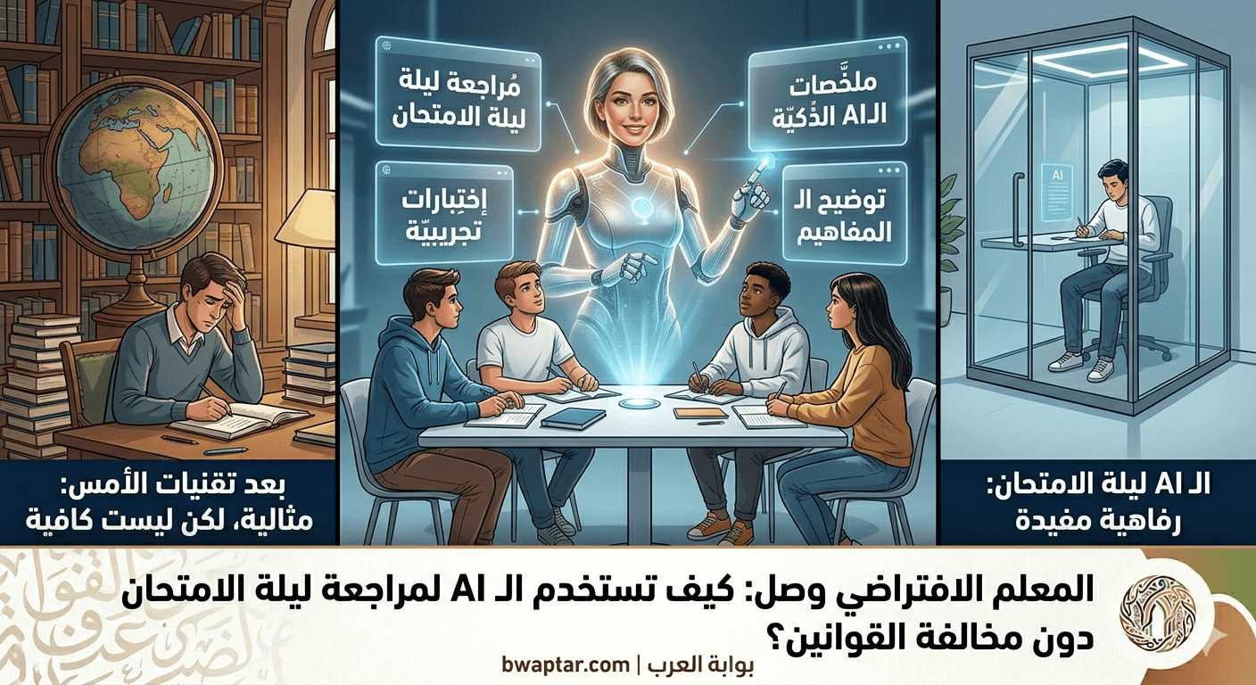 المعلم الافتراضي بالذكاء الاصطناعي