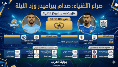 مباراة بيراميدز وزد الليلة