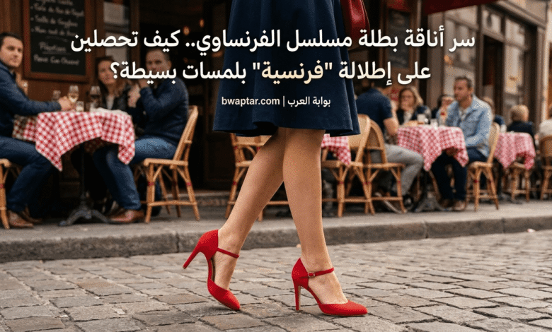 أناقة بطلة مسلسل الفرنساوي
