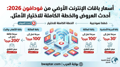 باقات الإنترنت الأرضي