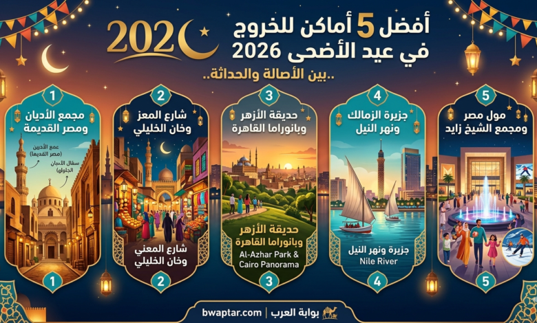 أماكن للخروج في عيد الأضحى