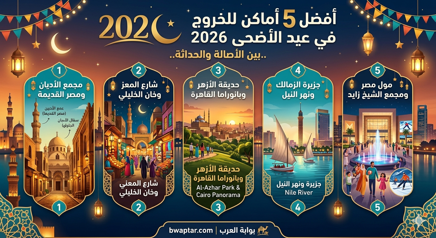 أماكن للخروج في عيد الأضحى