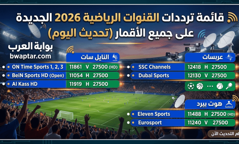 القنوات الرياضية 2026 الجديدة