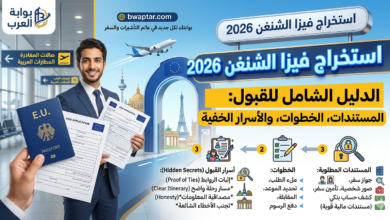 خطوات استخراج فيزا الشنغن 2026