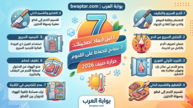 لحوم طازجة في حرارة صيف 2026