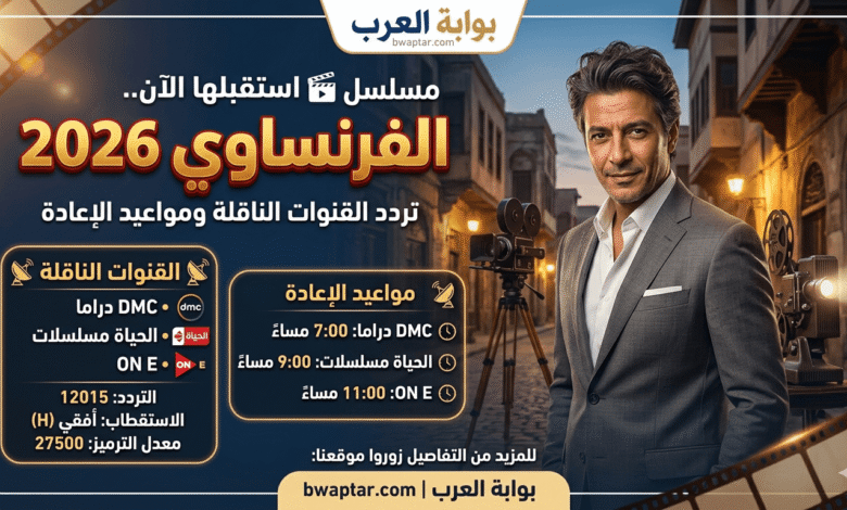مسلسل الفرنساوي 2026 ومواعيد الإعادة