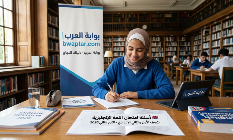 اللغة الإنجليزية للصف الأول والثاني الإعدادي