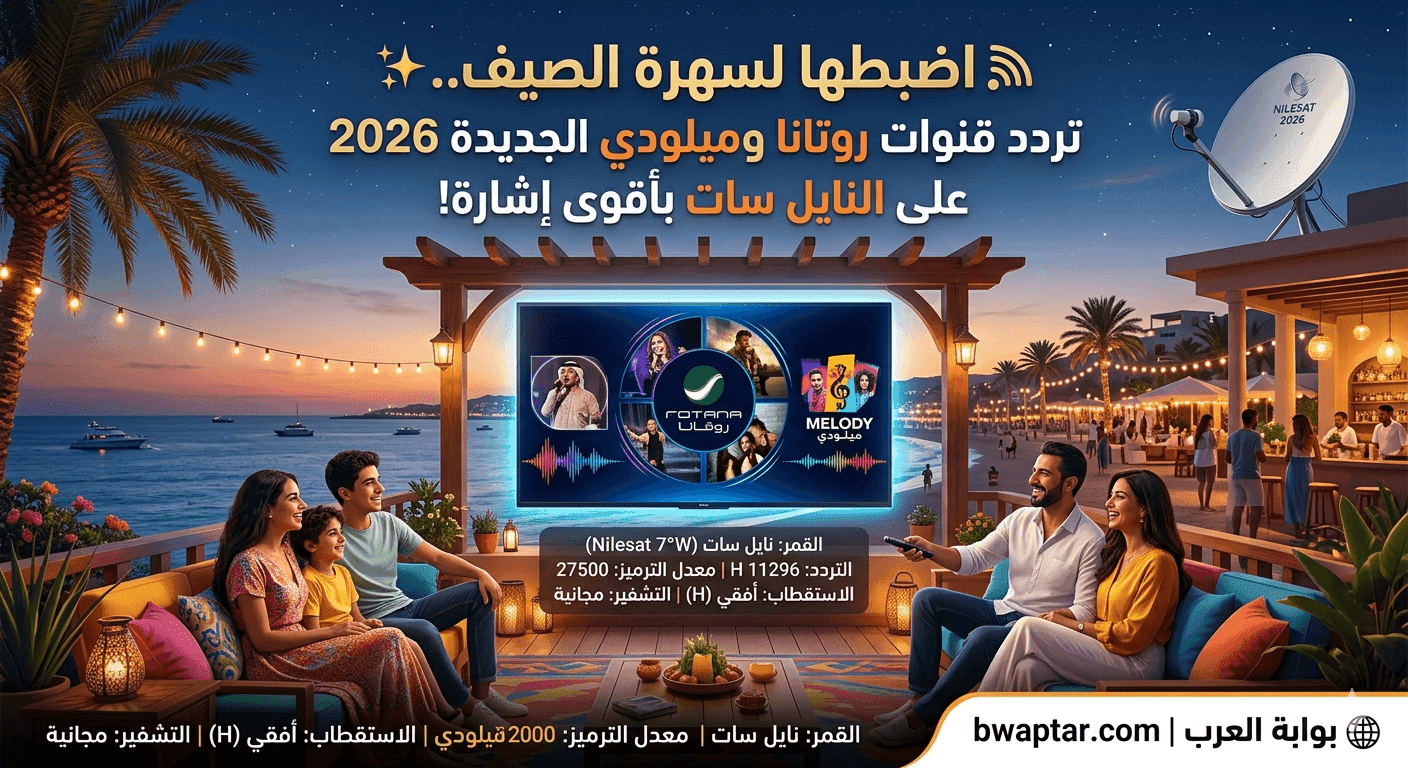 قنوات روتانا وميلودي الجديدة 2026
