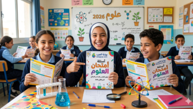 أسئلة امتحان العلوم لعام 2026