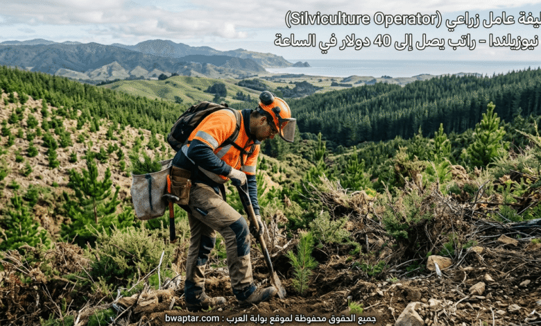 عامل زراعي (Silviculture Operator)