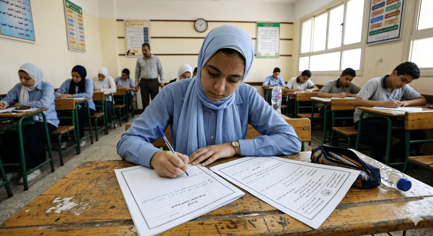 امتحان اللغة العربية الصف الثالث الإعدادي الترم الثاني 2026
