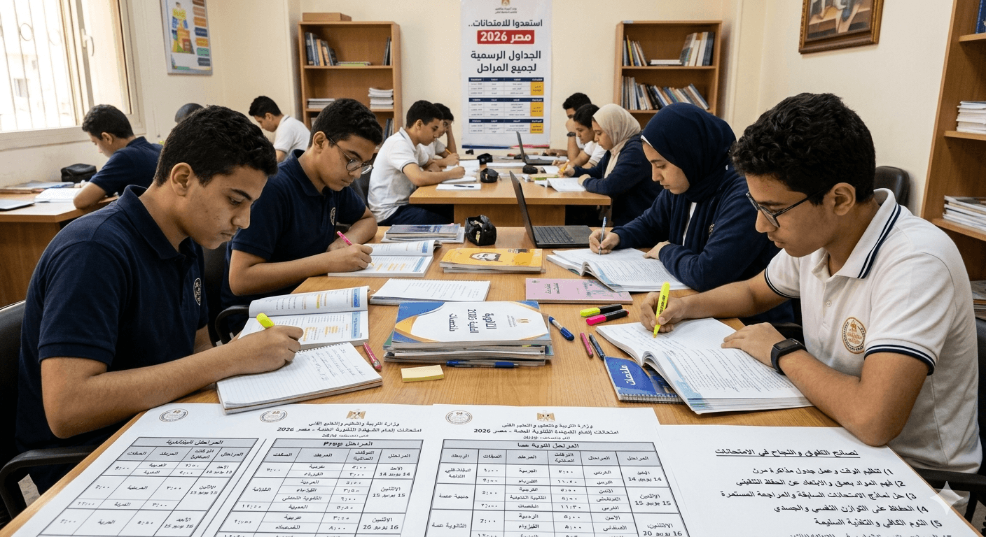 الامتحانات في مصر 2026