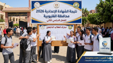 نتيجة محافظة القليوبية (الترم الثاني)