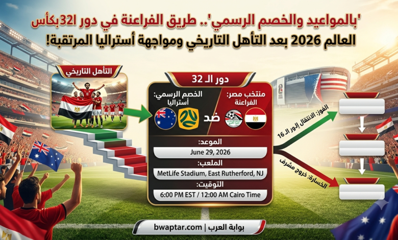 الفراعنة في دور الـ 32