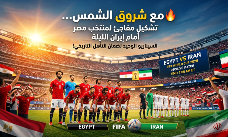 منتخب مصر أمام إيران