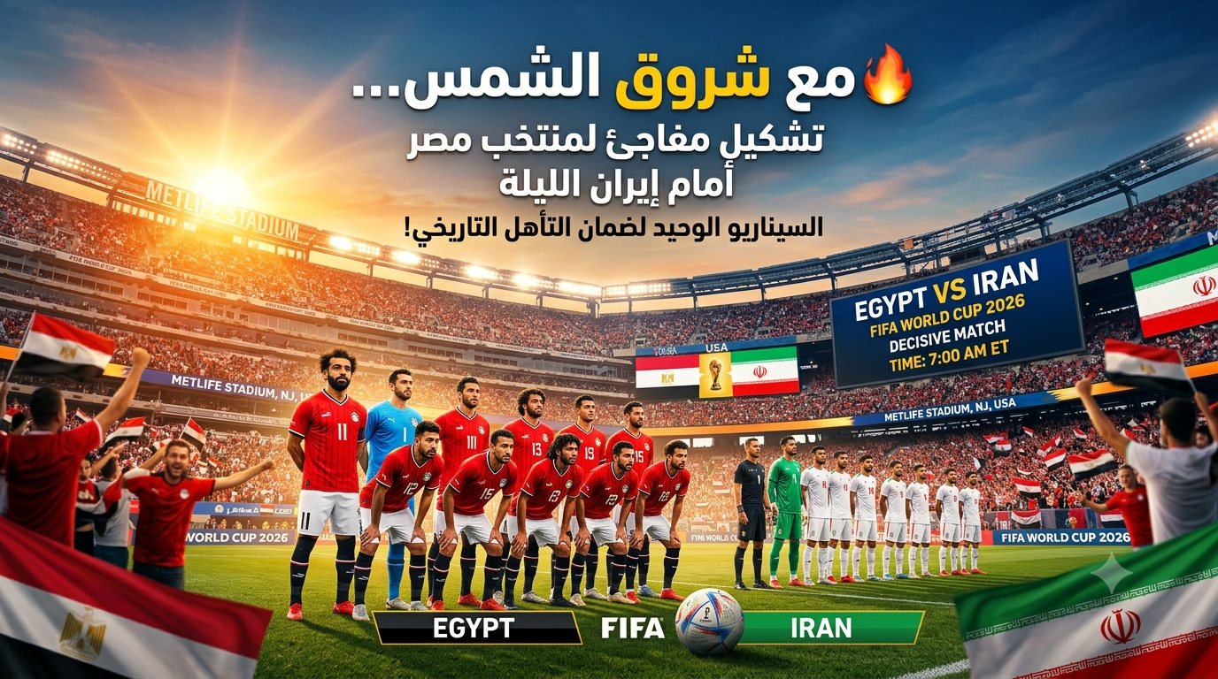 منتخب مصر أمام إيران