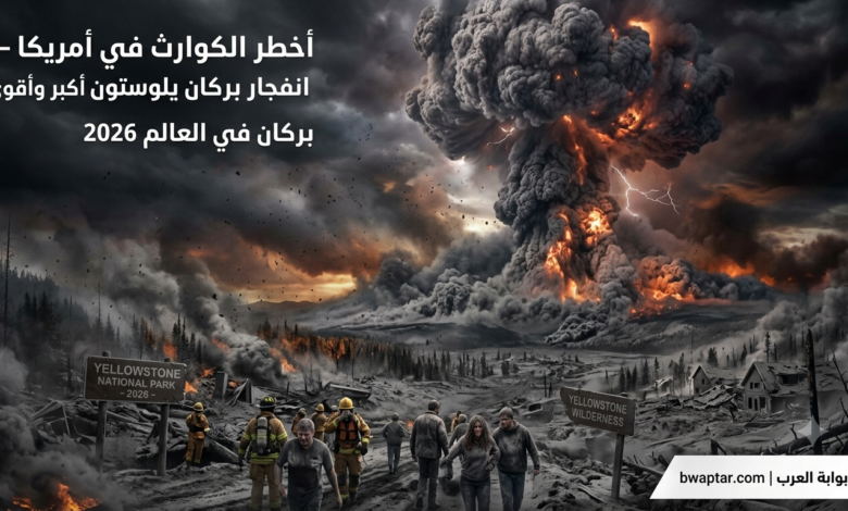 أكبر وأقوى بركان في العالم