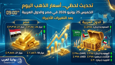 الذهب اليوم الخميس